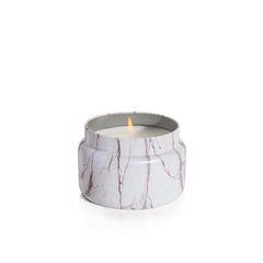 Aloha Orchid Modern Marble Printed Travel Tin Candle