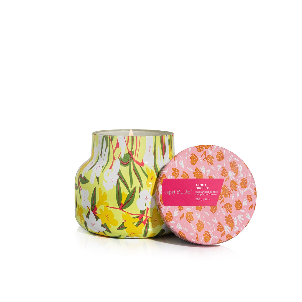Aloha Orchid Pattern Play Petite Candle