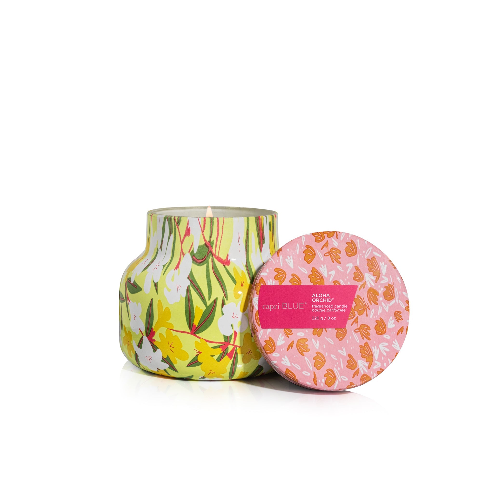 Aloha Orchid Pattern Play Petite Candle