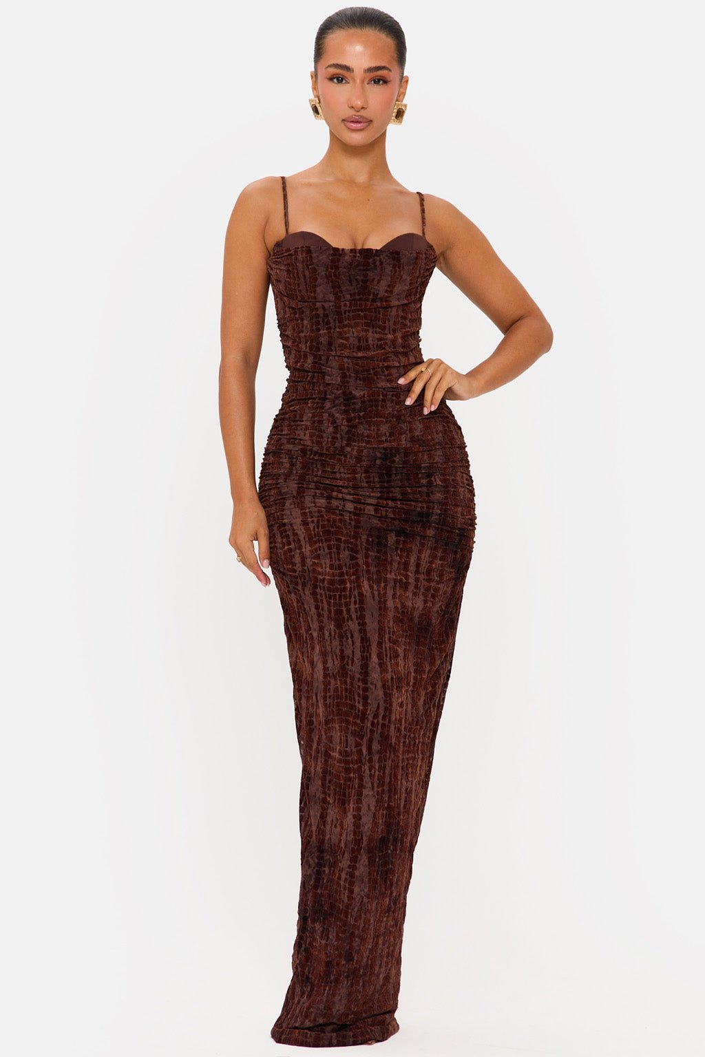 Amore Devore Maxi Dress