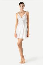 Anya Beautiful Bust-Support Silk Chemise