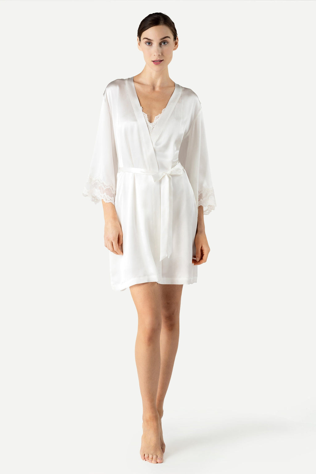 Anya Beautiful Short Silk Kimono