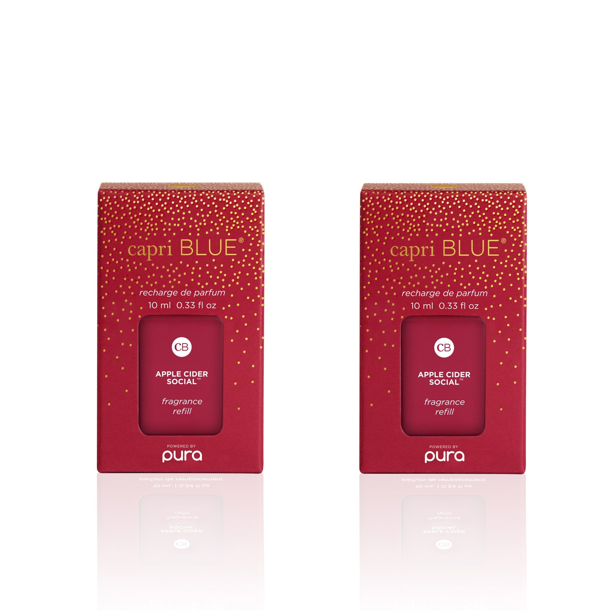 CB + PURA Diffuser Refill 2-Pack Bundle, Apple Cider Social