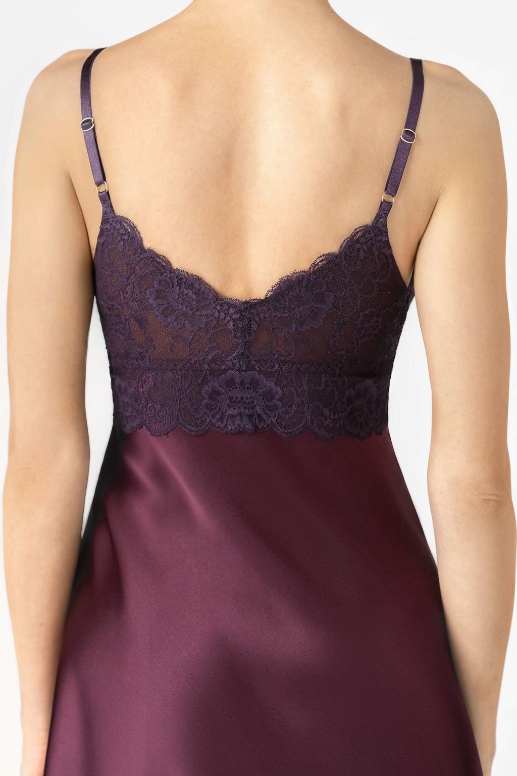 Arden Lush Bust Support Cross-over Silk Chemise