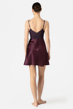 Arden Lush Bust Support Cross-over Silk Chemise
