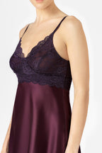 Arden Lush Bust Support Cross-over Silk Chemise