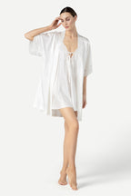 Barbara Bridal Babydoll Silk Chemise