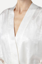 Barbara Bridal Long Silk Kimono