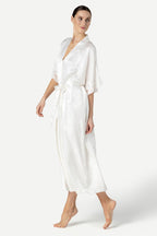 Barbara Bridal Long Silk Kimono