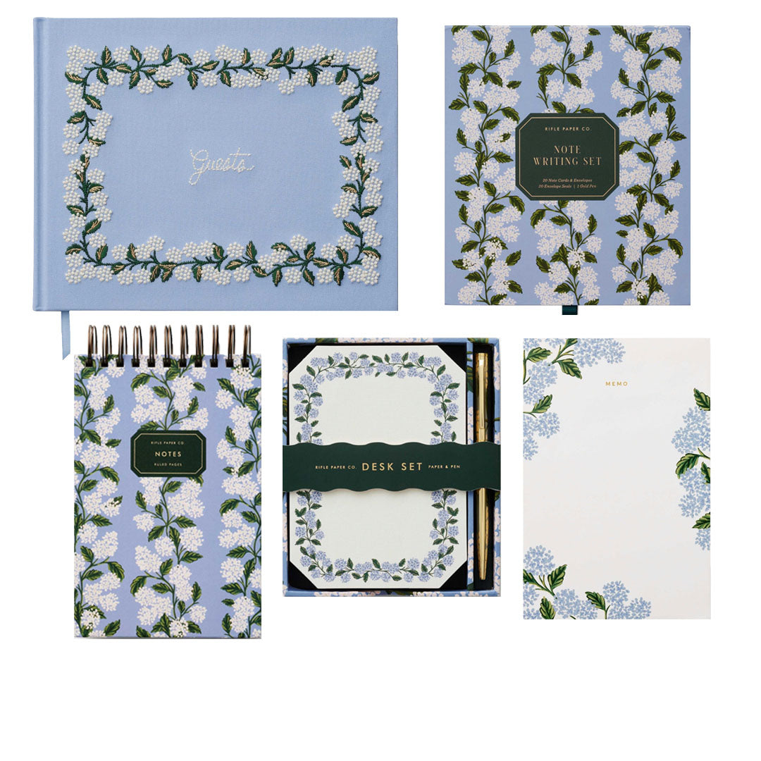 Blue Hydrangea Stationery Collection