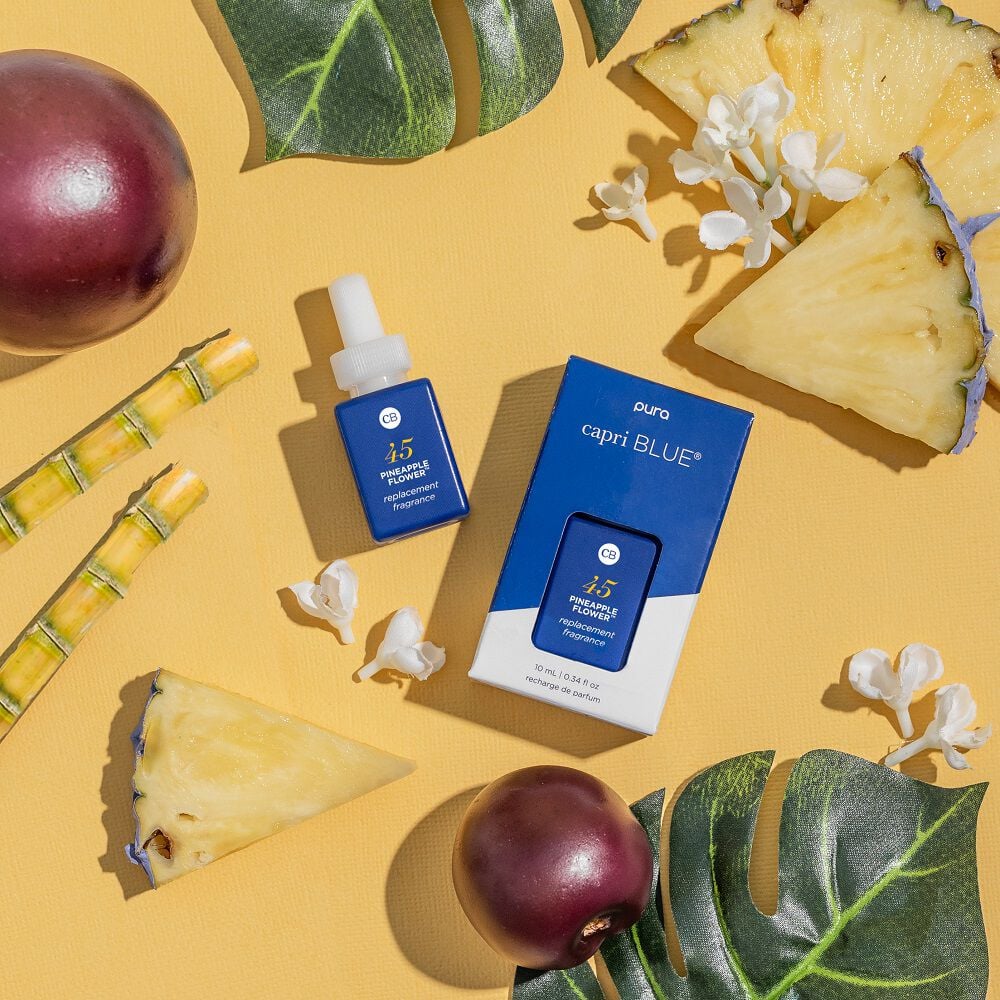 CB + PURA Diffuser Refill 2-Pack Bundle, Pineapple Flower