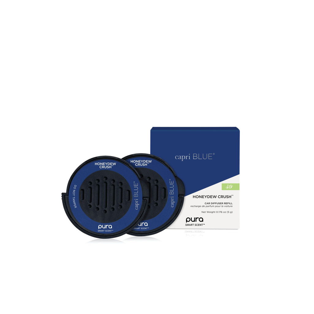 CB + PURA Car Pro Diffuser Refill 2-Pack Bundle, Honeydew Crush