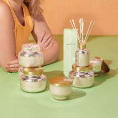 Honeydew Crush Mercury Iridescent Inverted Candle
