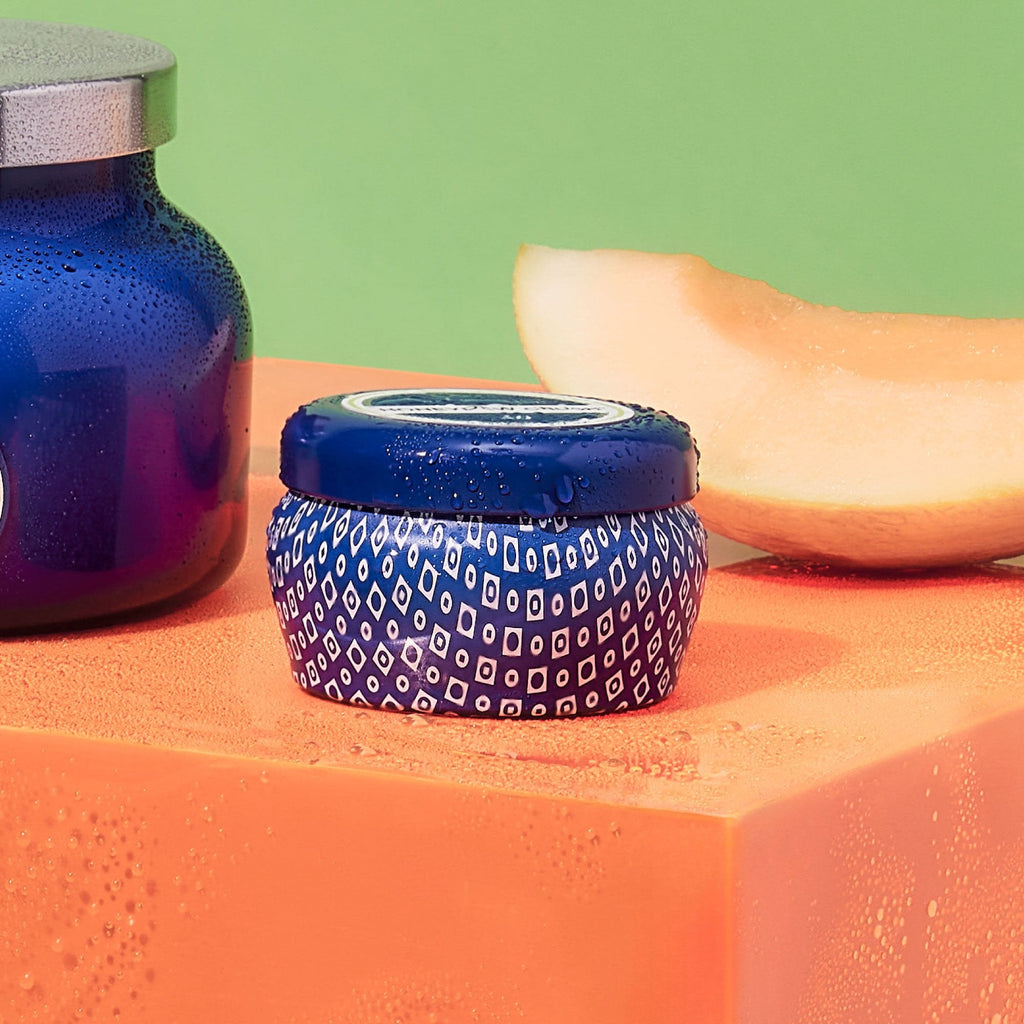 Honeydew Crush Blue Mini Tin Candle