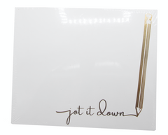 Pencil Large Notepad