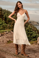 Amalia Maxi Dress in White