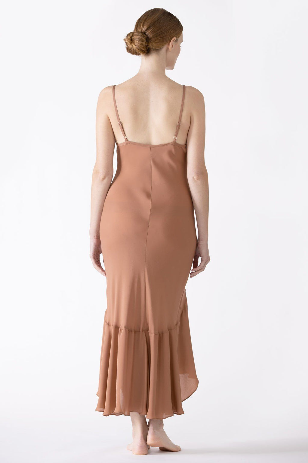 Dahlia Flutter Silk Midi Dress