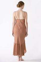 Dahlia Flutter Silk Midi Dress