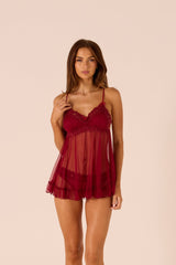 Darla Red Babydoll