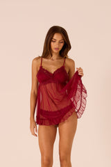 Darla Red Babydoll