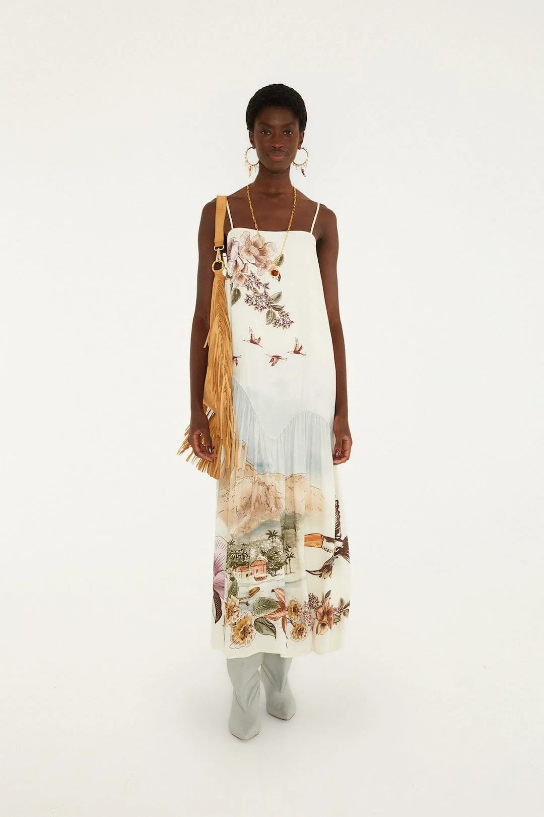 Toile De Rio Sleeveless Maxi Dress