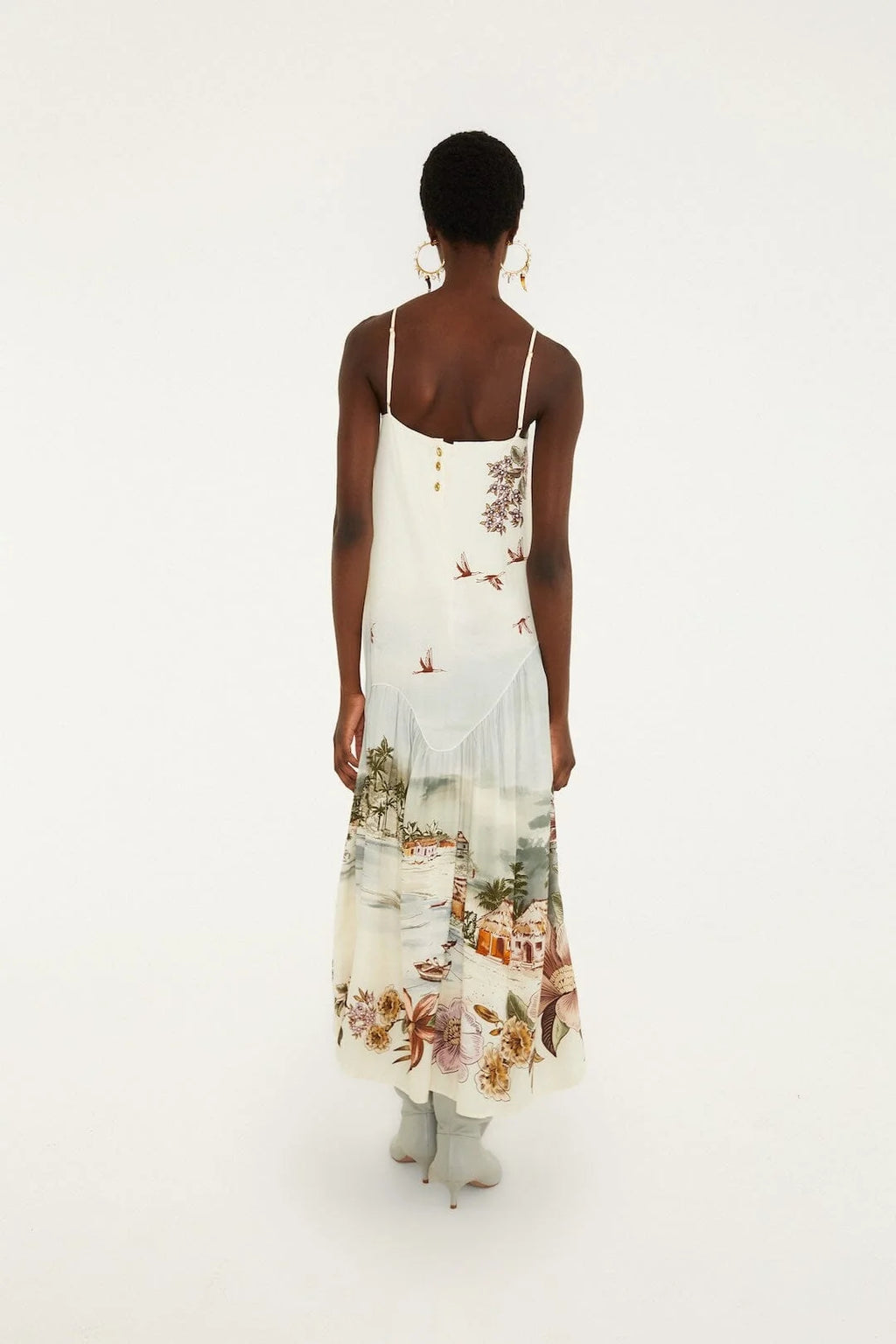 Toile De Rio Sleeveless Maxi Dress