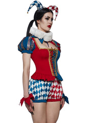 Harlequin Jester Corset Costume