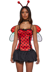 Y2K Ladybug Mini Dress Costume
