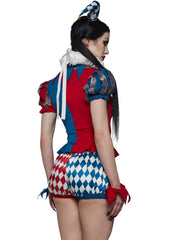 Harlequin Jester Corset Costume