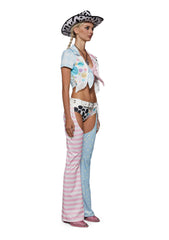 Pastel Cowgirl Costume with Chaps