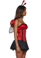 Y2K Ladybug Mini Dress Costume