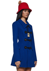 Teddy Bear with Blue Jacket Costume