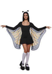Monarch Butterfly Costume with Orange Wings