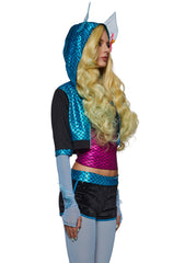 Blue Lagoon High School Doll Costume and Wig Set
