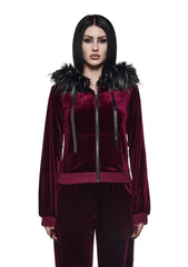 Vampire Velour Track Jacket