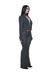 Skeleton King Pinstripe Costume