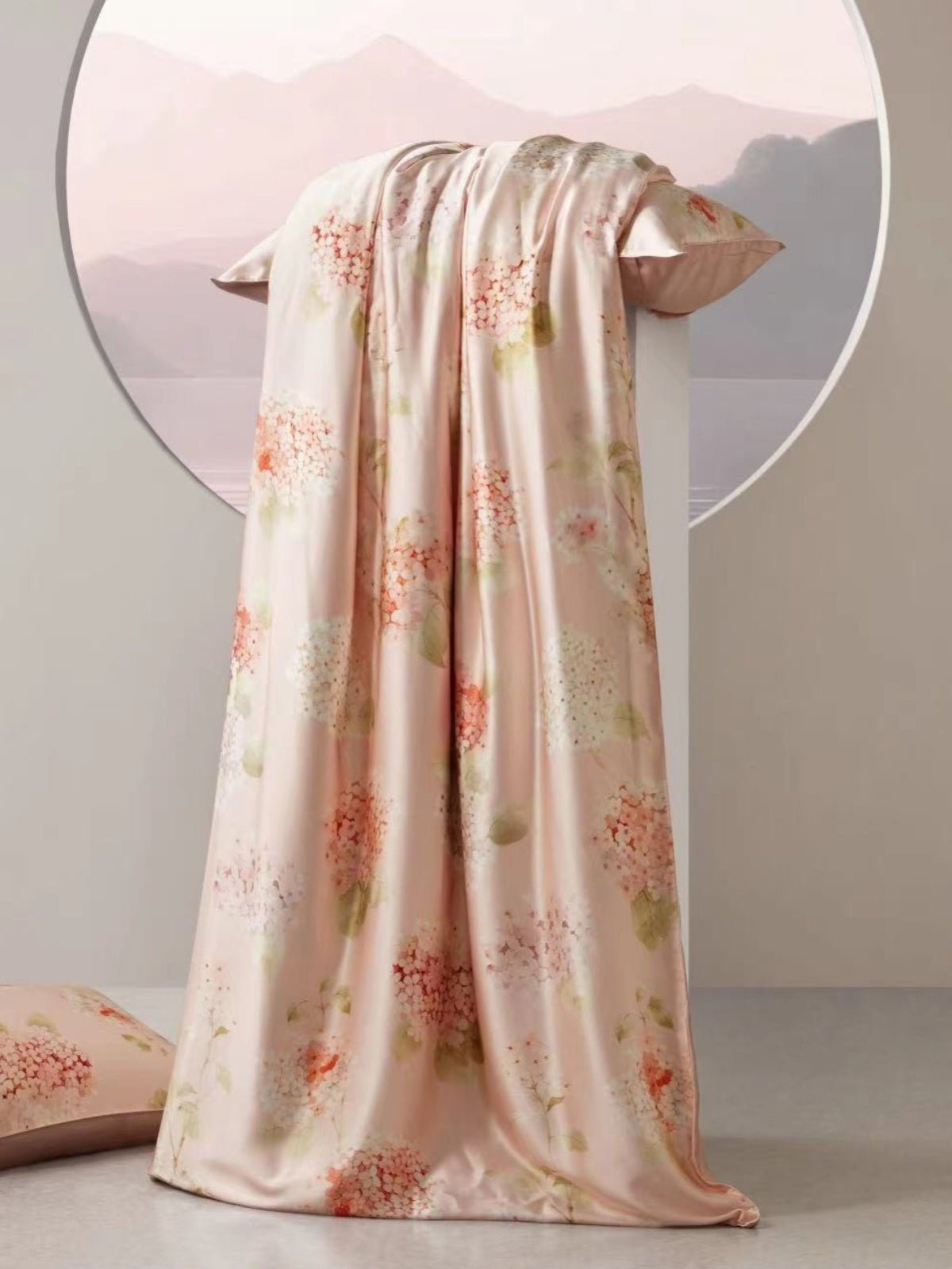 Luxury Floral Mulberry Silk Blanket