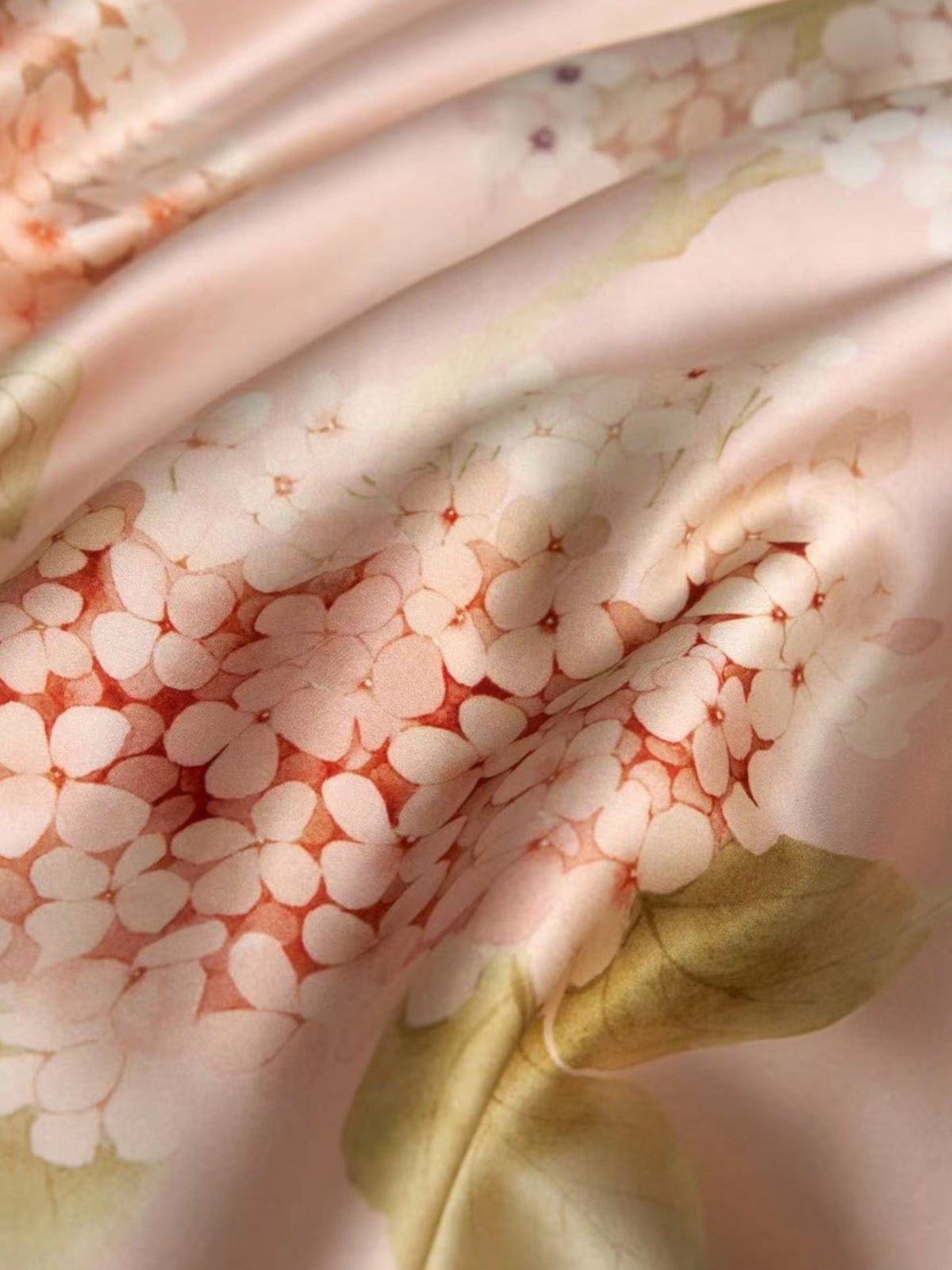 Luxury Floral Mulberry Silk Blanket
