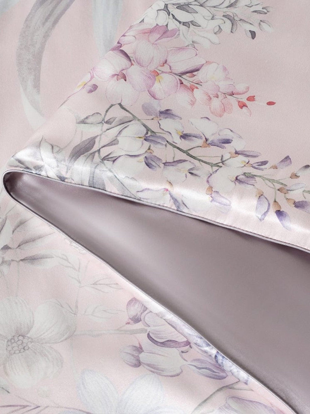 Luxury Floral Mulberry Silk Blanket