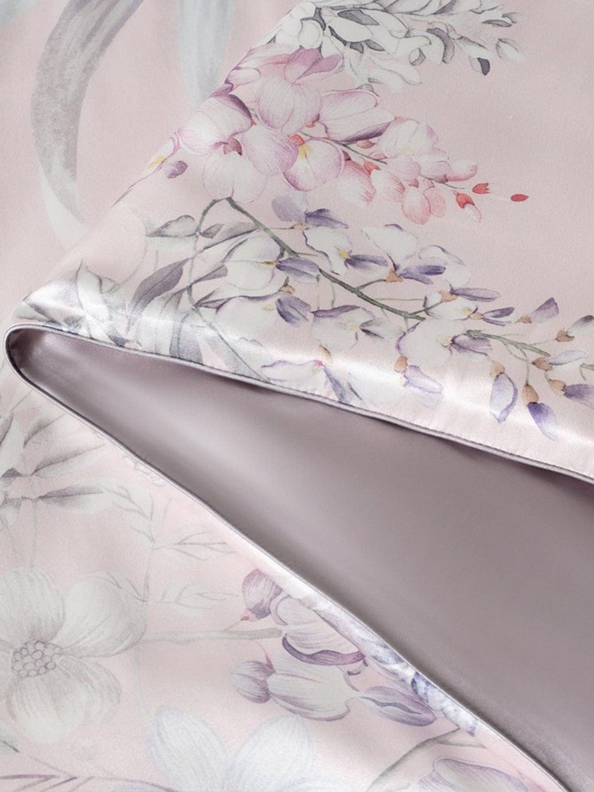 Luxury Floral Mulberry Silk Blanket