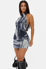 Fray Mini Dress
