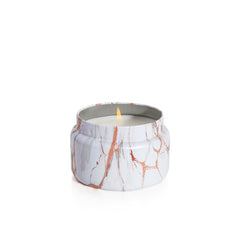 Havana Vanilla Modern Marble Printed Travel Tin Candle
