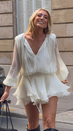 Talea Mini Dress - Cream