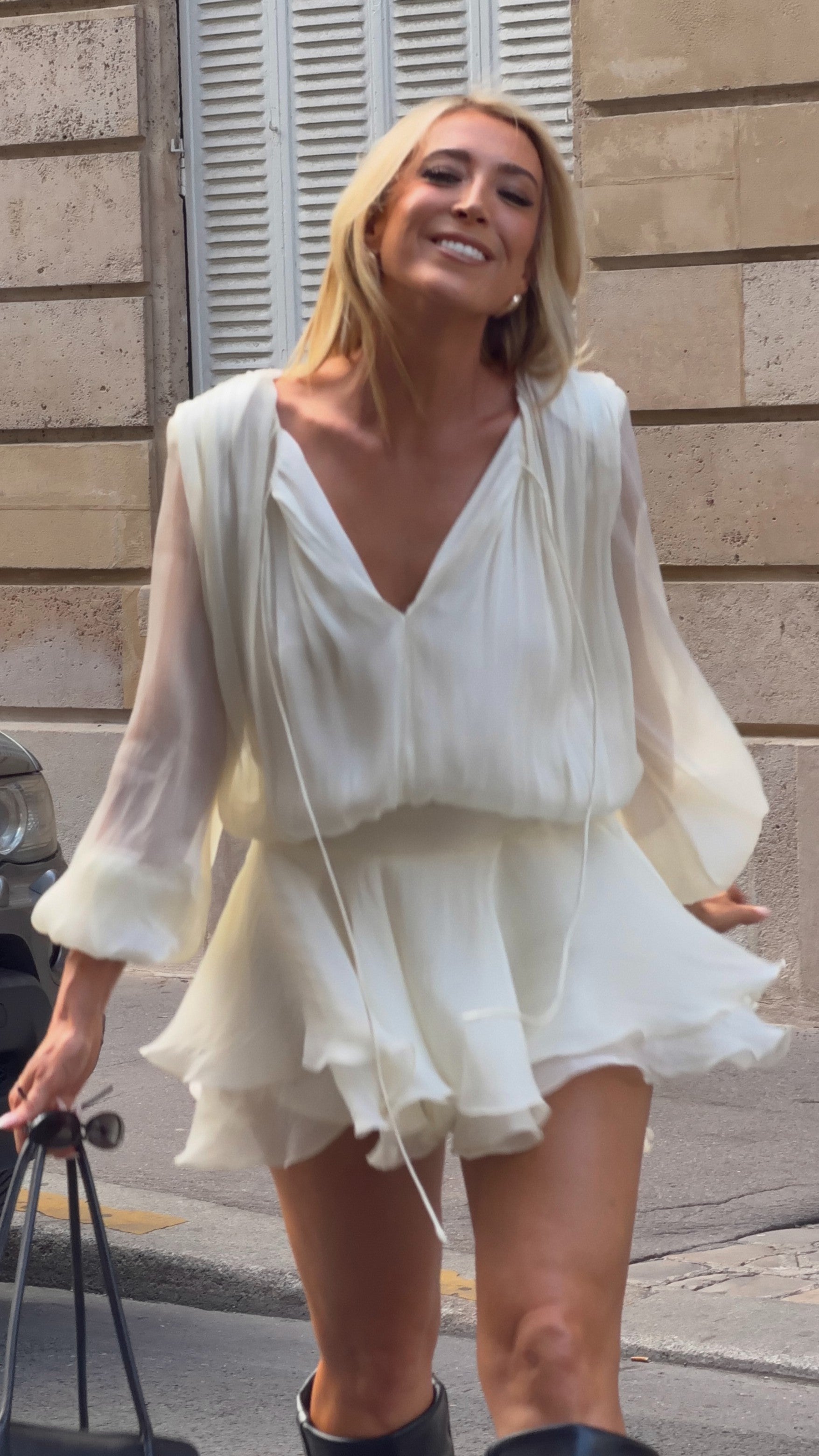 Talea Mini Dress - Cream