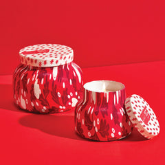 Apple Cider Social Holiday Pattern Play Petite Candle