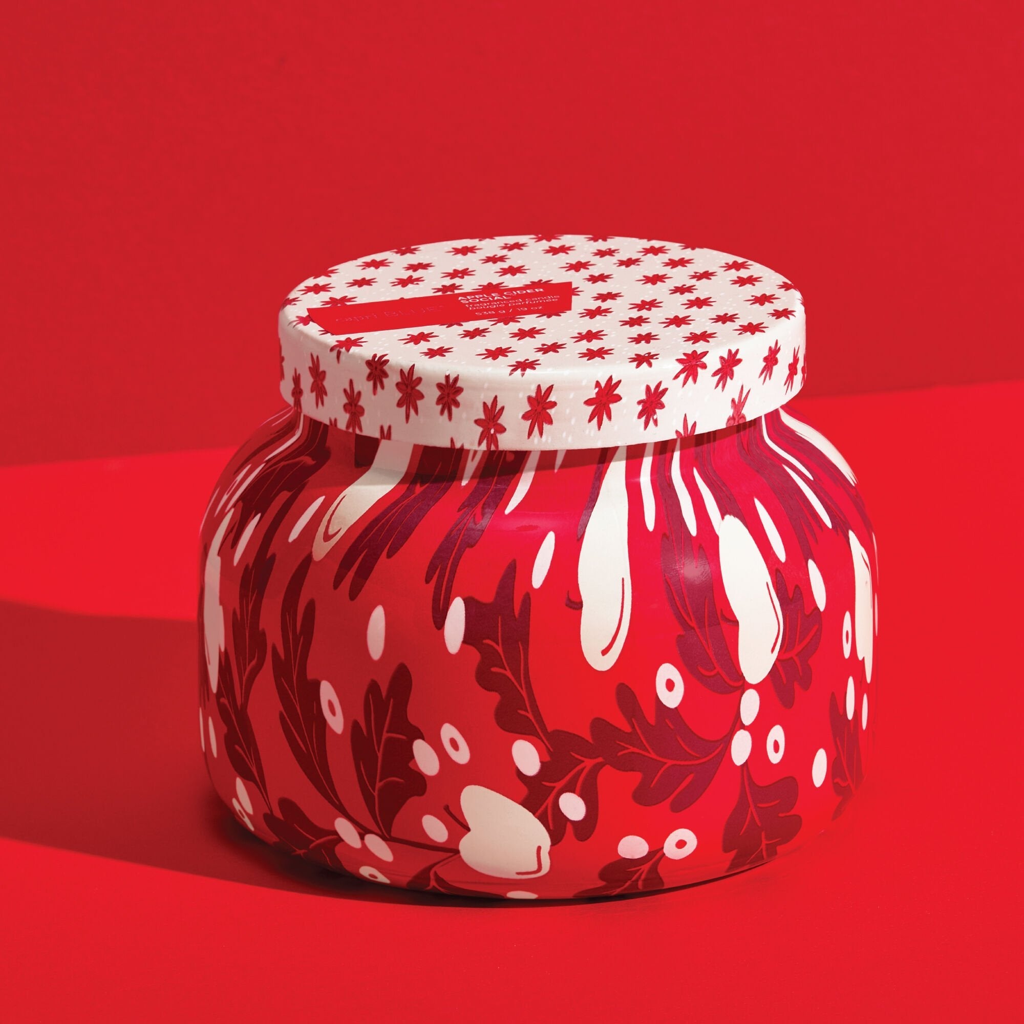 Apple Cider Social Holiday Pattern Play Signature Candle