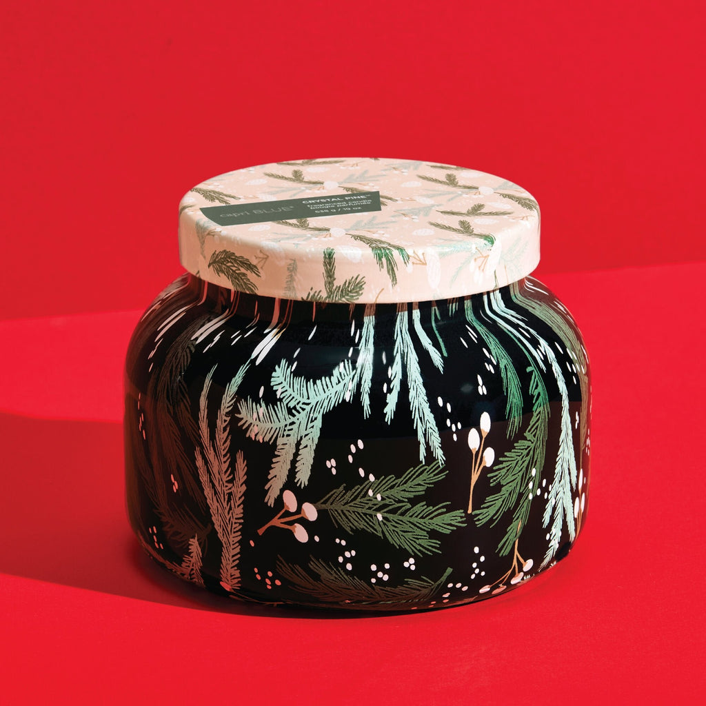 Crystal Pine Holiday Pattern Play Signature Candle