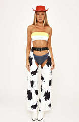 Howdy Honey Chaps Set Cow Print