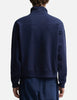 Sporty & Rich logo-print half-zip Sweatshirt | Blue
