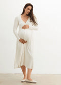 The Softest Rib Nursing Dress